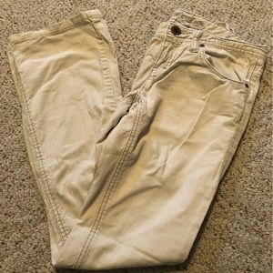 American Eagle Cream Flare Pants